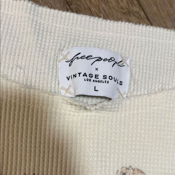 Free People Vintage Souls Fall Floral Maxi Top - Picture 6 of 7